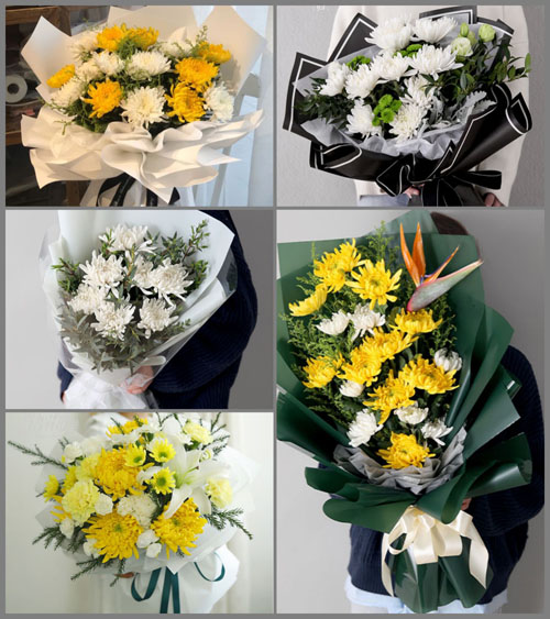 贵州毕节市黔西县林泉镇松树村白事花束代送